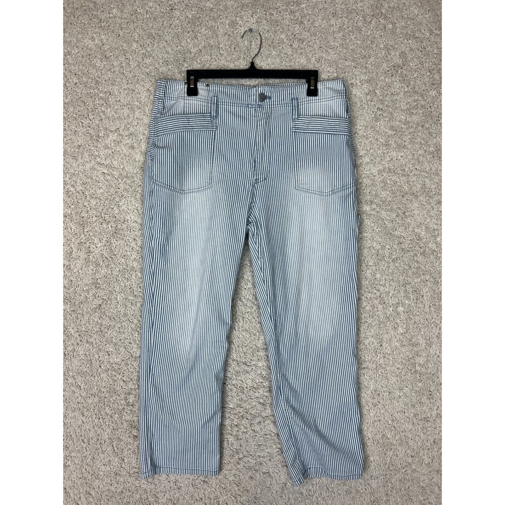 Pilcro Blue Striped Women Jeans